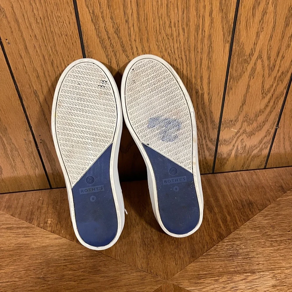 Rothy's The Slip On Sand Knit Fabric Low Everyday Sneakers - Size W8 - Picture 8 of 15